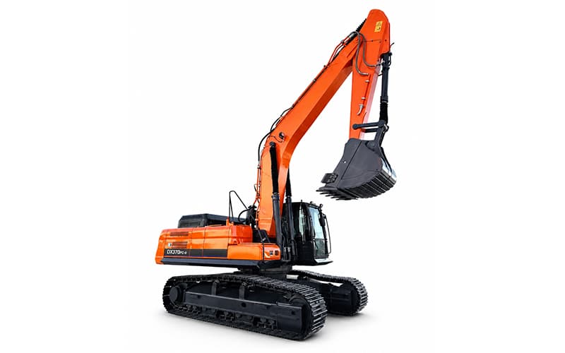 খনির মধ্যে হার্ড রক এর নেমেসিস! DX370PC-9 (35.6-টন খননকারী): একদিনের মধ্যে একটি সম্পূর্ণ খনি অংশ পরিষ্কার করুন।